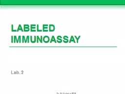 Labeled  Immunoassays   Lab. 2