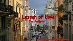 Lesson of Love The Analysis