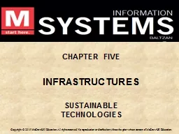 CHAPTER FIVE INFRASTRUCTURES