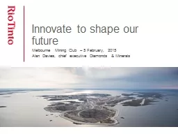 Innovate to shape our future