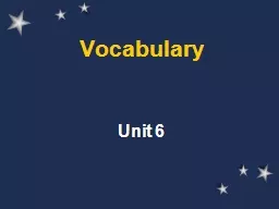 Unit 6 Vocabulary The parent