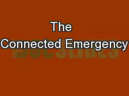 The  Connected Emergency