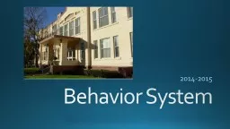 Behavior System Assumption Catholic School