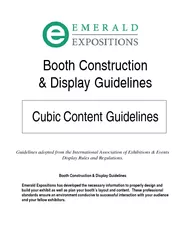 Booth Construction Display Guidelines Cubic Content Gu