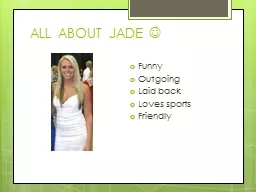 ALL ABOUT JADE   Funny