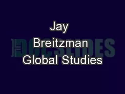 Jay  Breitzman Global Studies