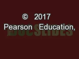 ©   2017   Pearson   Education,