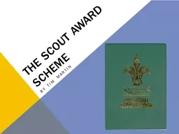 The scout award scheme By