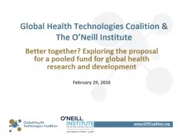 Global Health Technologies Coalition &