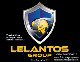 Lelantos Group Proprietary