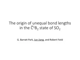 The origin of unequal bond lengths in the C̃
