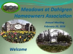 Meadows at Dahlgren Homeowners Association