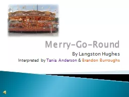 Merry-Go-Round  By Langston Hughes