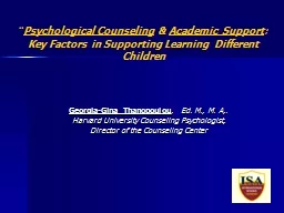 1 “ Psychological Counseling
