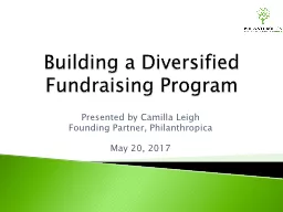 Building a Diversified Fundraising Program