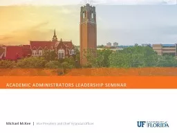 Academic Administrators Leadership Seminar