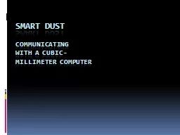 Smart Dust Communicating