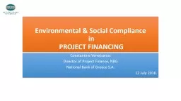 Environmental & Social Compliance