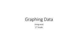 Graphing Data Using excel