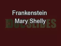 Frankenstein Mary Shelly
