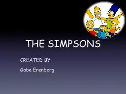 THE SIMPSONS CREATED BY: