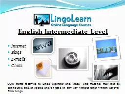 English Intermediate Level