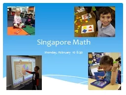 Singapore Math Monday, February 10