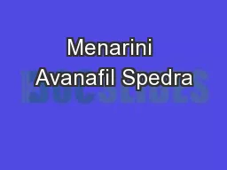 Menarini Avanafil Spedra