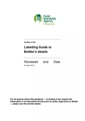 Guidance title Labelling Guide to RWWOHUVGHWDLOV Revie