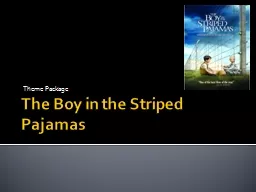 The Boy in the Striped  Pajamas