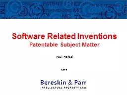Software Related Inventions