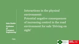 Interactions in the physical environment: