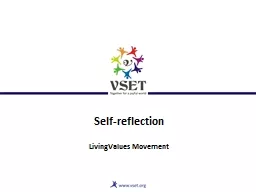 Self-reflection LivingValues Movement