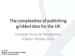 The complexities of publishing gridded data for the UK
