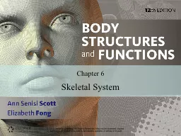 Chapter 6 Skeletal System
