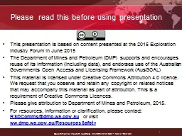 Please read this before using presentation