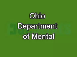 Ohio Department of Mental