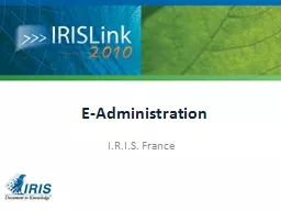 E-Administration I.R.I.S. France