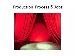 Production Process & Jobs