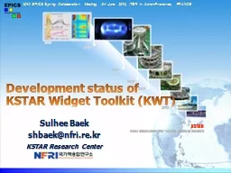 Development status of KSTAR Widget Toolkit (KWT)