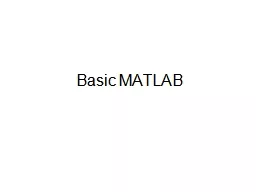 Basic MATLAB Matlab Post-processer