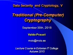Data Security and Cryptology, V