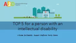 TOP 5  for a person with an intellectual disability
