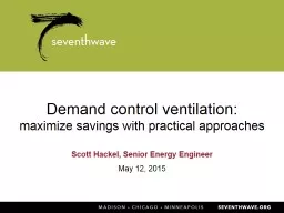 Demand control ventilation: