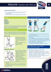BOWLING Overarm with a Runup  Learning Outcomes  Good