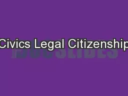 Civics Legal Citizenship