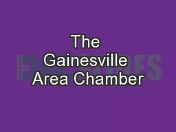 The Gainesville Area Chamber