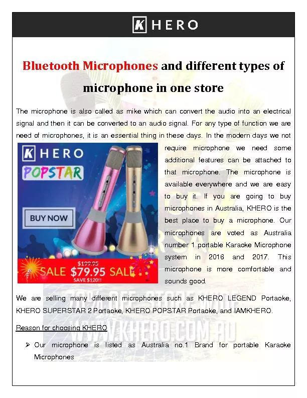 Bluetooth Microphones