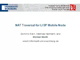 NAT Traversal for LISP Mobile Node