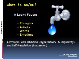What is AD/HD? Thoughts Activity